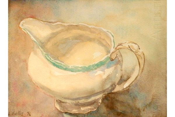 Creamer 1, aquarelle sur papier Fabriano Artistico, 10x8p.